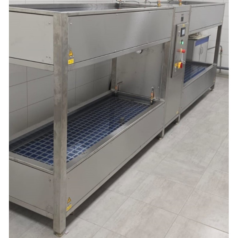 Water storage Basin 2x2 trays with automatic water exchange