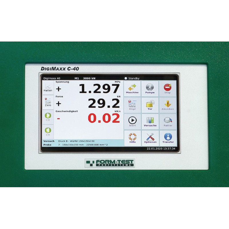 Машина для випробувань на стиск і згин MEGA 100-200-10 DM1-S (прес)