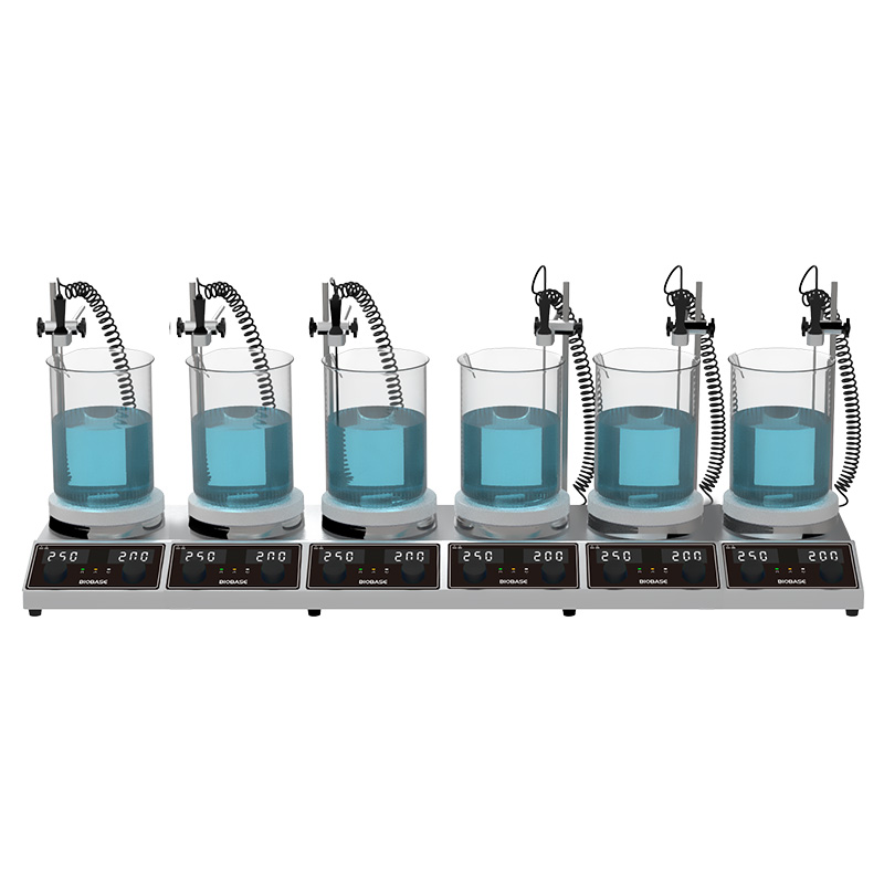 Multi-Position Hotplate Magnetic Stirrer BK-MS300-S2 BK-MS300-S4 BK-MS300-S6