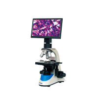 Student Portable Trinocular Electron Microscope Camera Digital